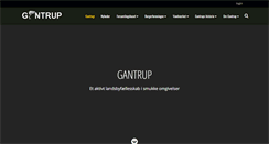 Desktop Screenshot of gantrup.dk