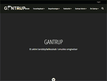 Tablet Screenshot of gantrup.dk